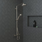 HANSGROHE 27185821 Croma Showerpipe 220 1-Jet, 2.5 GPM - Brushed Nickel