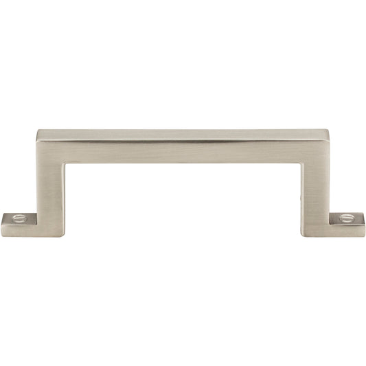 ATLAS 384-BRN Campaign 3" Center to Center Bar Pull - Brushed Nickel