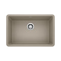 BLANCO 522432 Precis Precis SILGRANIT 27" Single Bowl Undermount Kitchen Sink - Truffle in Truffle