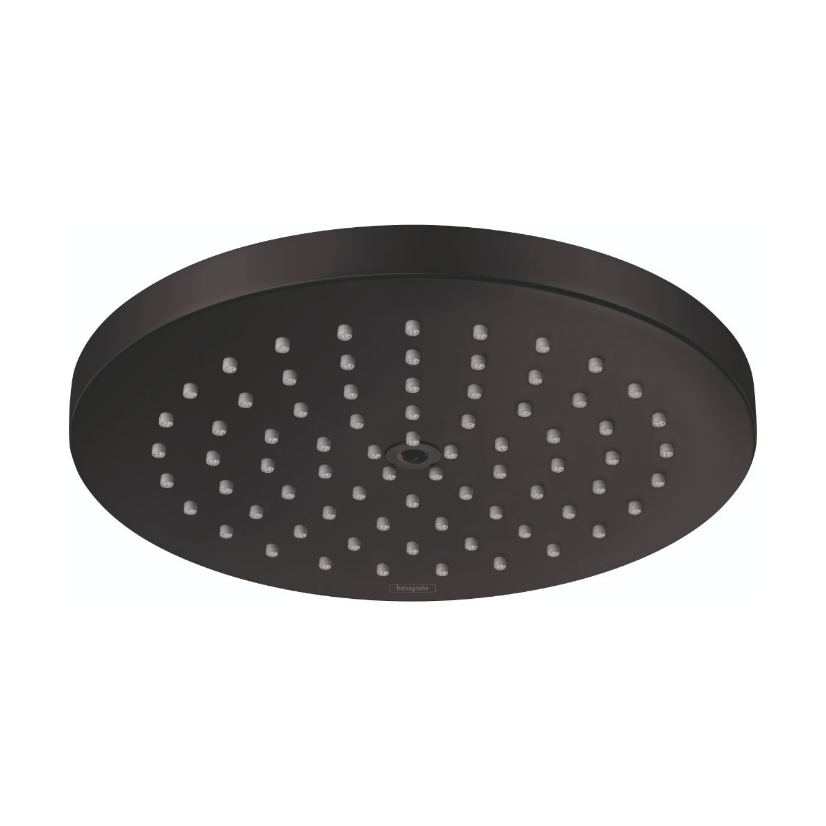 HANSGROHE 26928671 Raindance S Showerhead 180 1-Jet PowderRain, 2.5 GPM - Matte Black