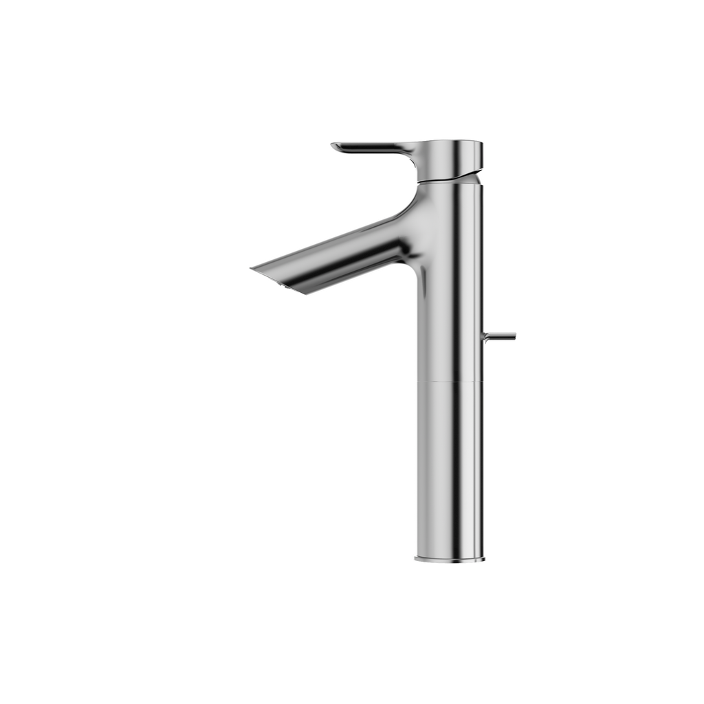 TOTO TLS01304U#CP Tls01304U#Cp Lb Series 1.2 Gpm Single Handle Bathroom Faucet For Semi-Vessel Sink With Drain Assembly - Polished Chrome