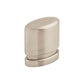 TOP KNOBS TK57BSN Oval 1" Length Oval Knob - Brushed Satin Nickel