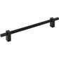 JEFFREY ALEXANDER 598-192MB Larkin Knurled Center 192 mm Center-to-Center Bar Pull - Matte Black