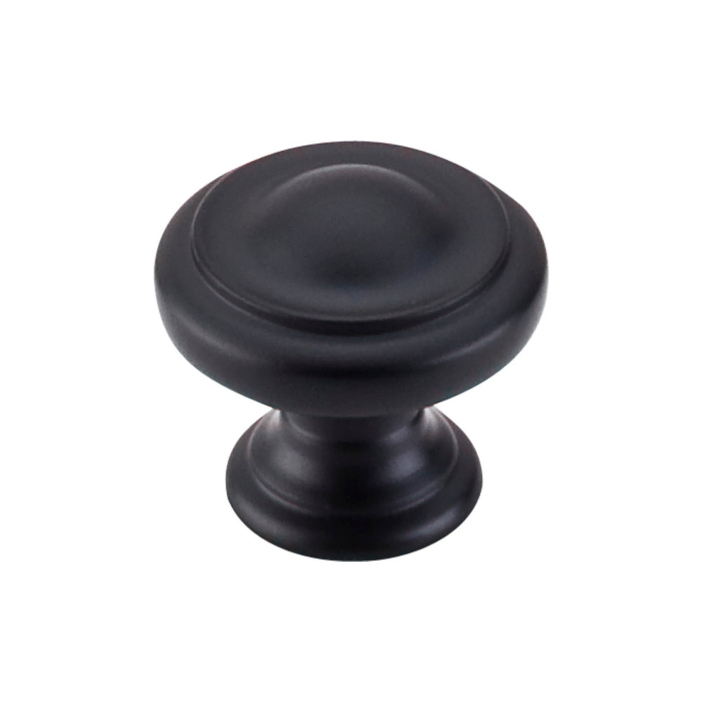 TOP KNOBS M1117 Dome 1 1/8" Diameter Round Knob - Flat Black