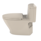 TOTO MS642124CEFG#03 Nexus One-Piece Elongated 1.28 GPF Universal Height Toilet with CEFIONTECT and SS124 SoftClose Seat , Bone