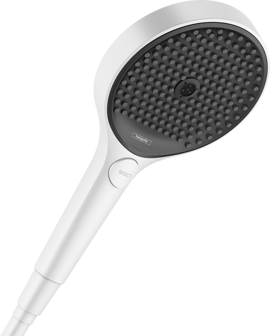 HANSGROHE 26865701 Rainfinity Handshower 130 3-Jet, 1.75 GPM - Matte White