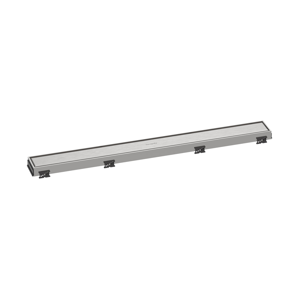 HANSGROHE 56037801 RainDrain Match Trim Zero/ Tile 27 5/8" with Height Adjustable Frame - Brushed Stainless Steel