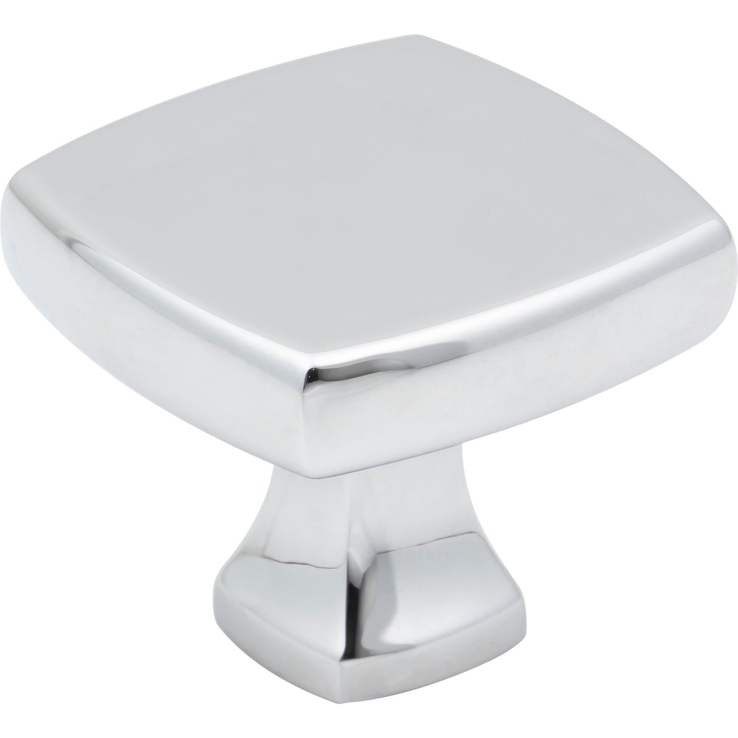 JEFFREY ALEXANDER 663PC Griffin 1-3/8" Length Square Knob - Polished Chrome