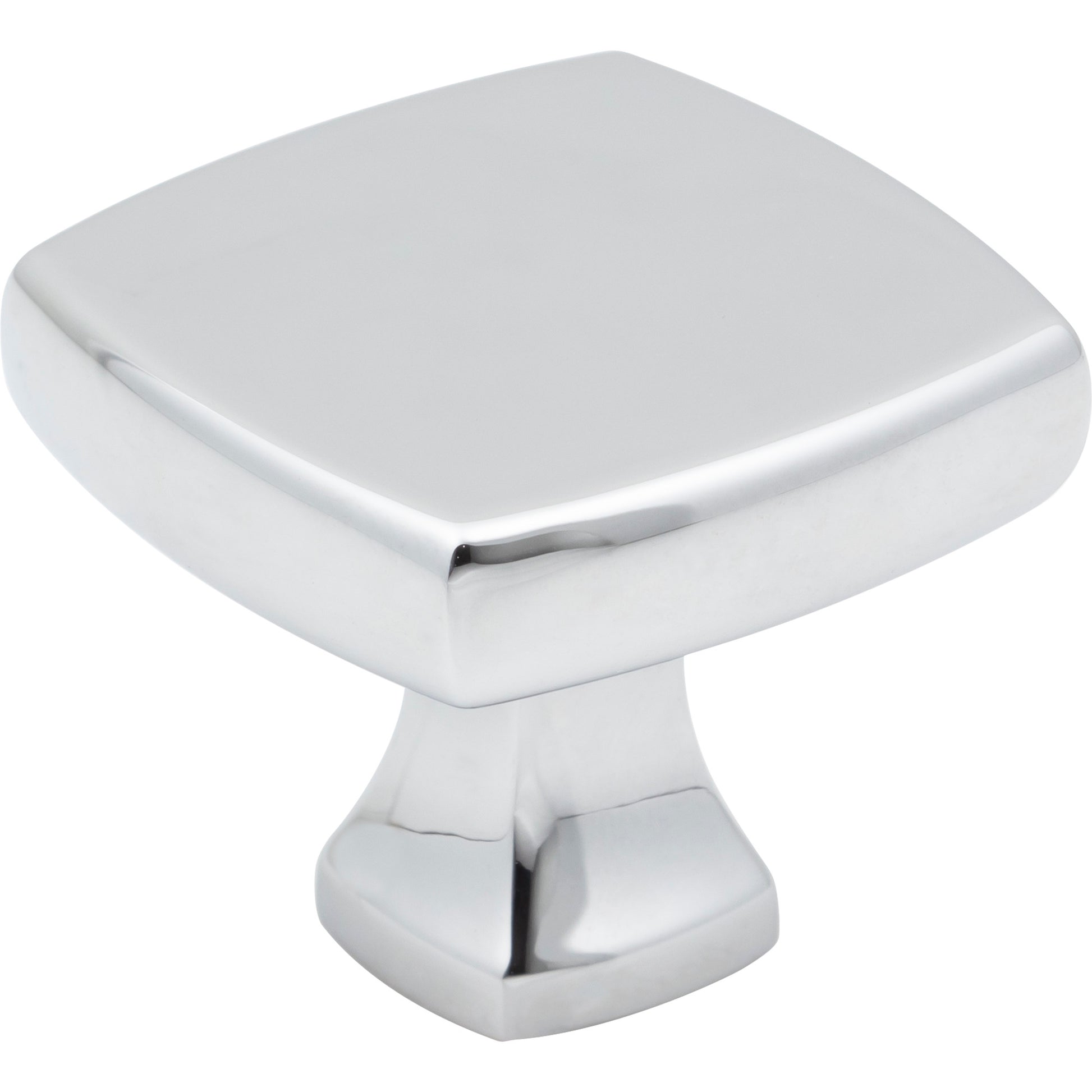 JEFFREY ALEXANDER 663PC Griffin 1-3/8" Length Square Knob - Polished Chrome