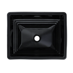 TOTO LT533#51 Promenade Rectangular Undermount Bathroom Sink - Ebony