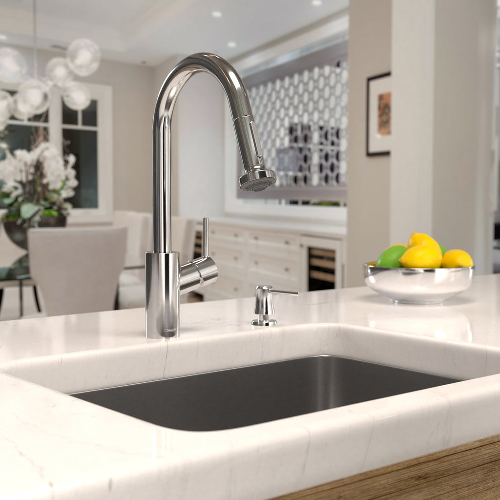 HANSGROHE 04310001 Talis S² HighArc Kitchen Faucet, 2-Spray Pull-Down, 1.5 GPM - Chrome