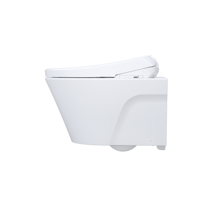TOTO CWT4264736CMFGA#MS Washlet+ Ap Wall-Hung Elongated Toilet With S7A Contemporary Bidet Seat And Duofit In-Wall 0.9 And 1.28 Gpf Auto Dual-Flush Tank System - Matte Silver