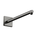 AXOR 26436331 ShowerSolutions Showerarm Square, 15" - Polished Black Chrome