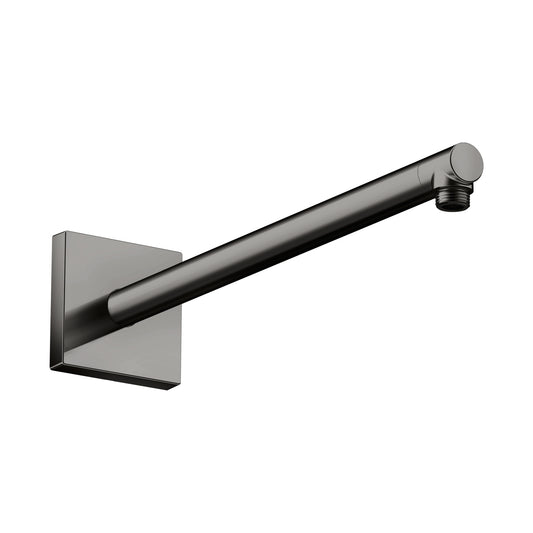 AXOR 26436331 ShowerSolutions Showerarm Square, 15" - Polished Black Chrome