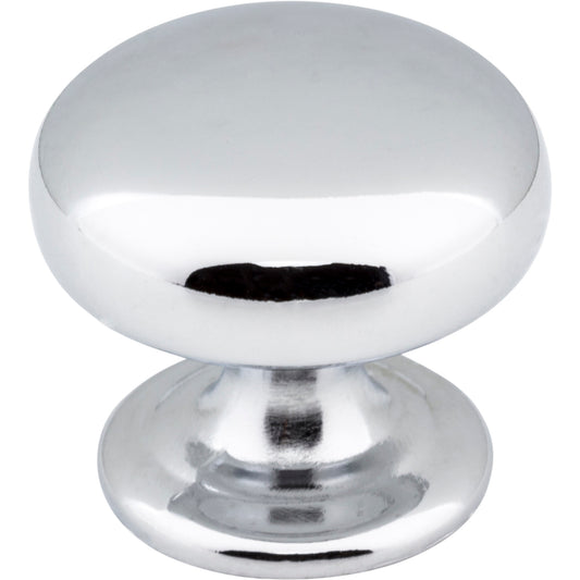 ELEMENTS 2980PC Florence 1-1/4" Diameter Mushroom Knob - Polished Chrome