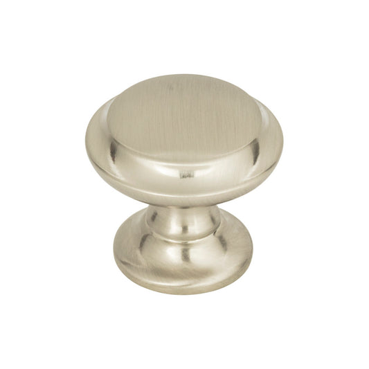 TOP KNOBS TK1050BSN Barrow 1-1/4" Diameter Mushroom Knob - Brushed Satin Nickel