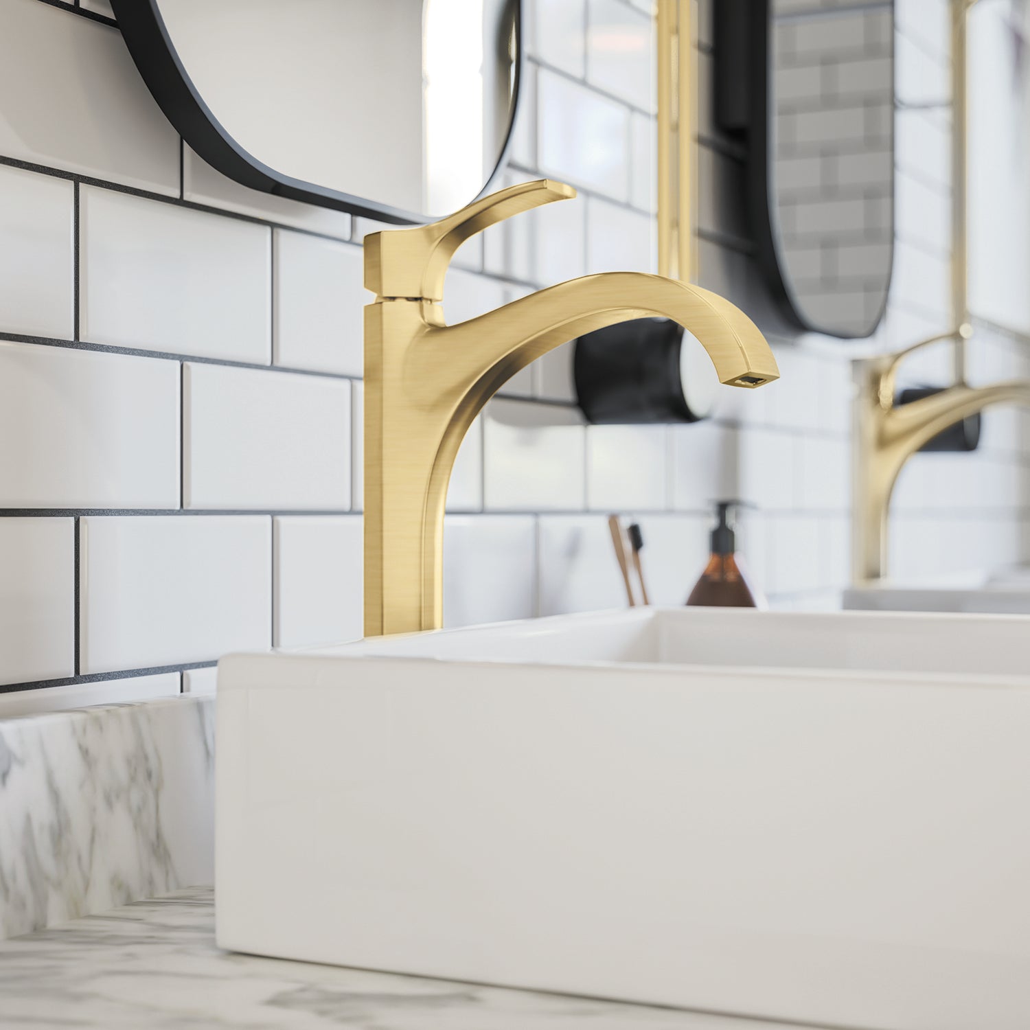 HANSGROHE 04811250 Locarno Single-Hole Faucet 210, 1.2 GPM - Brushed Gold Optic