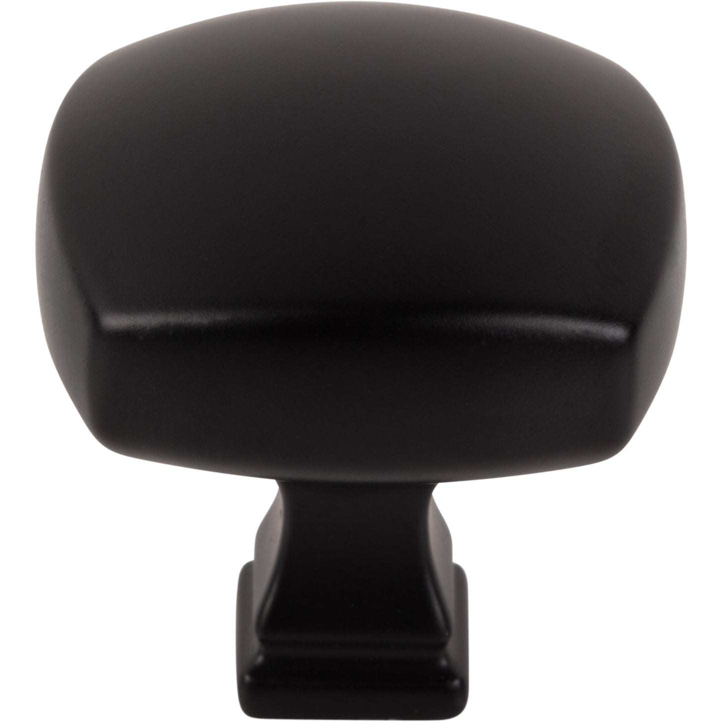 JEFFREY ALEXANDER 278L-MB Audrey 1-3/8" Diameter Square Knob - Matte Black