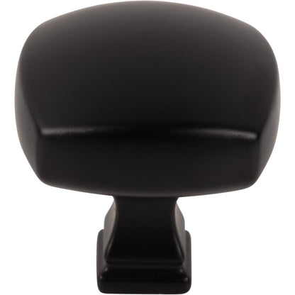 JEFFREY ALEXANDER 278L-MB Audrey 1-3/8" Diameter Square Knob - Matte Black