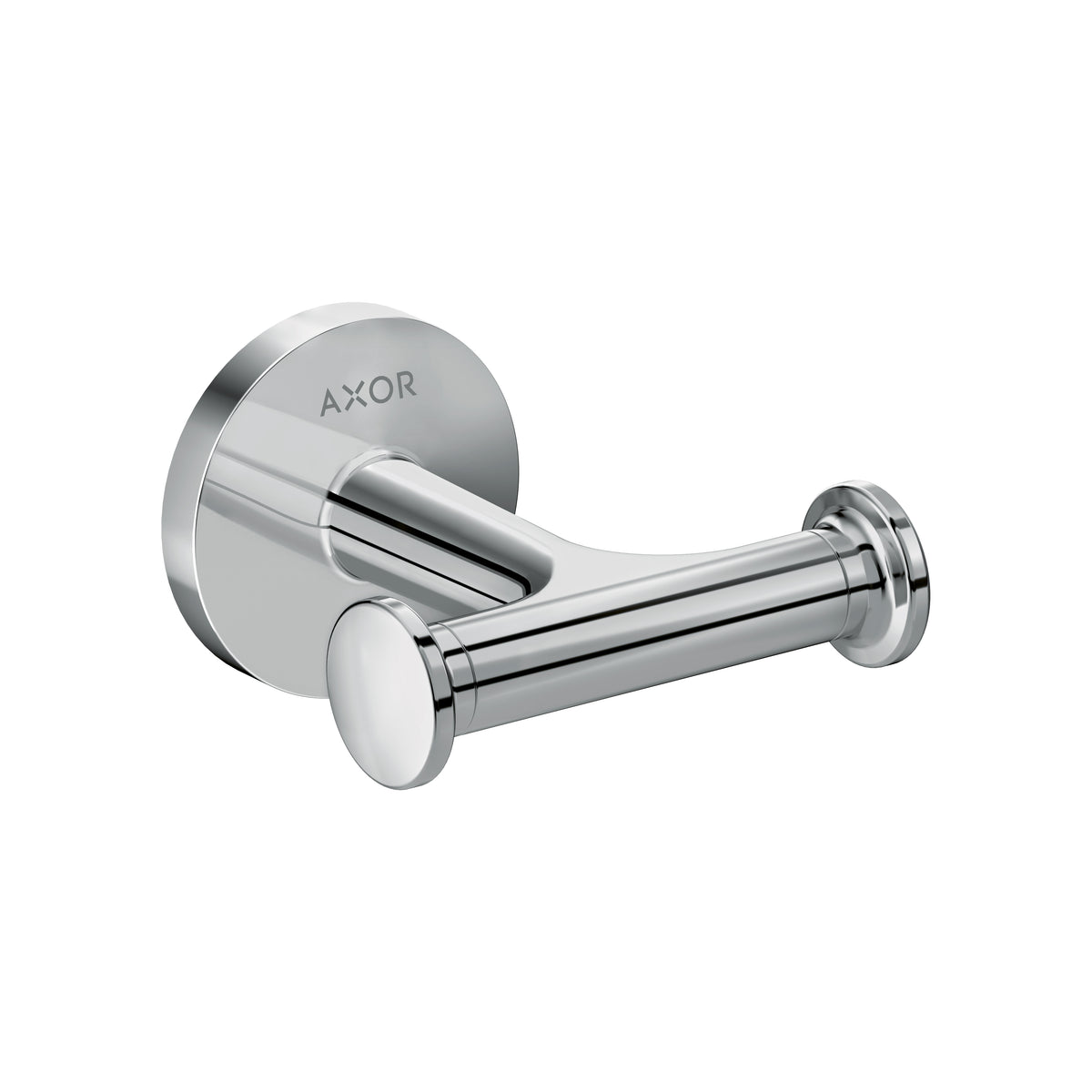 AXOR 42812000 Universal Circular Double Hook - Chrome