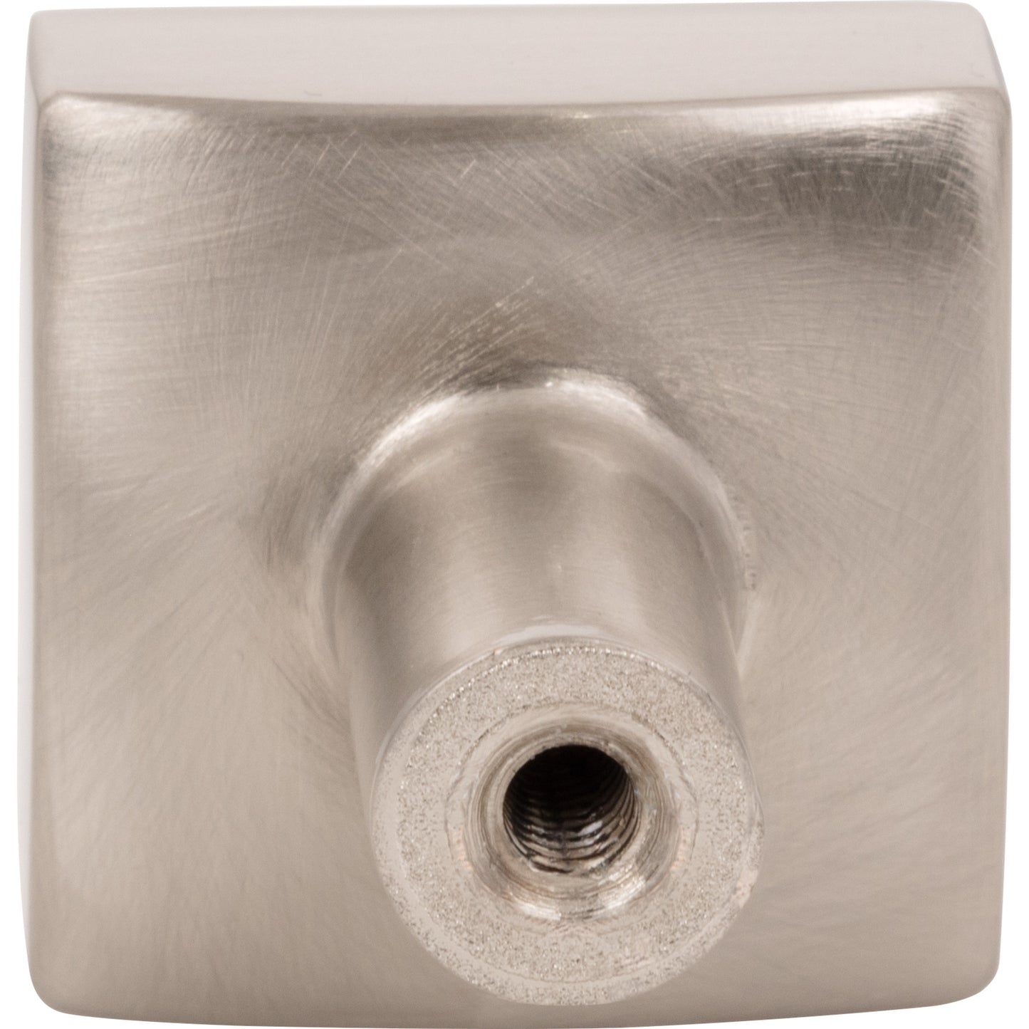 JEFFREY ALEXANDER 845SN Dominique 1-1/8" Length Square Knob - Satin Nickel