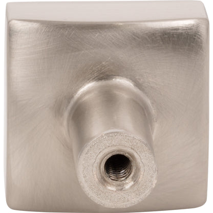 JEFFREY ALEXANDER 845SN Dominique 1-1/8" Length Square Knob - Satin Nickel