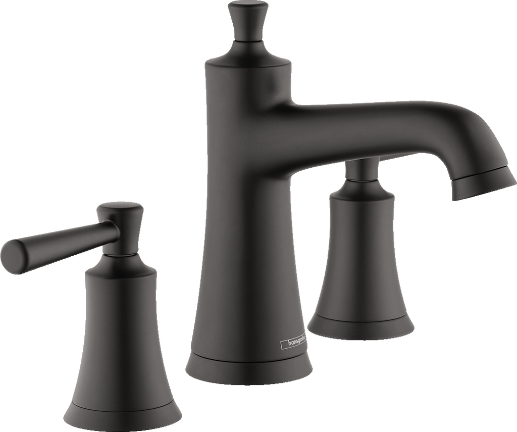 HANSGROHE 04774670 Joleena Widespread Faucet 100 with Pop-Up Drain, 1.2 GPM - Matte Black