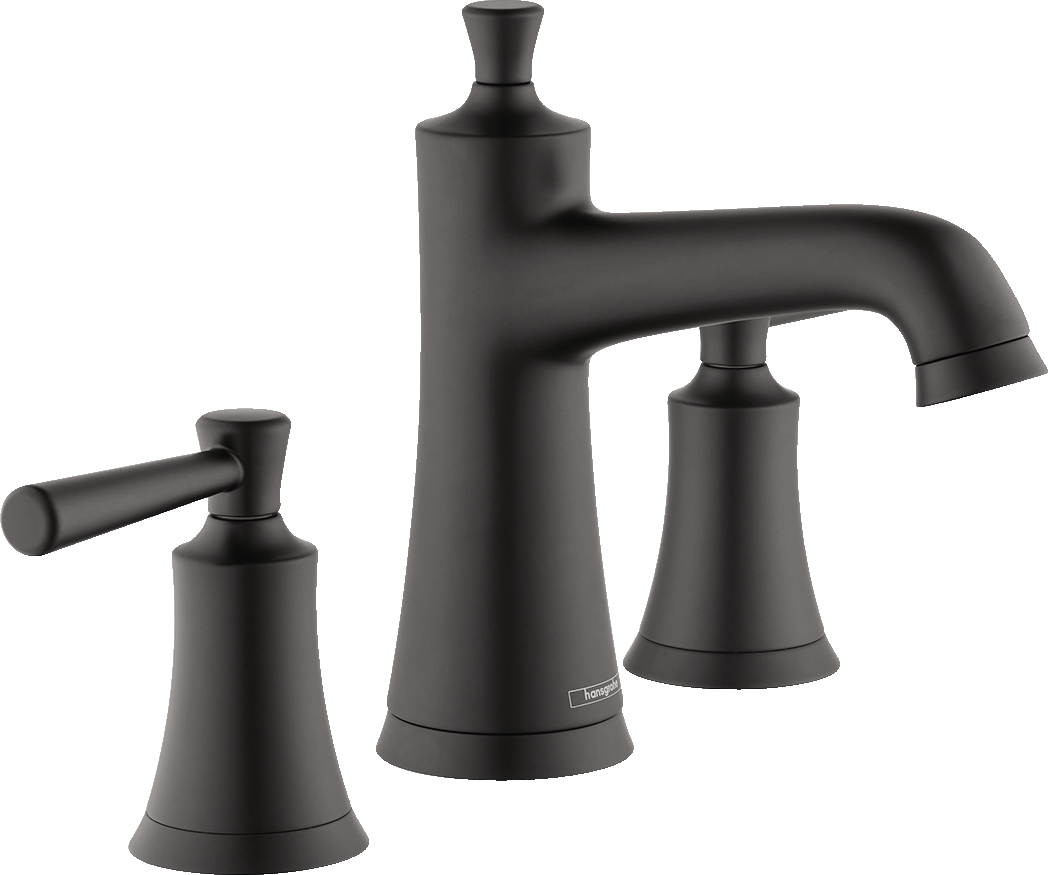 HANSGROHE 04774670 Joleena Widespread Faucet 100 with Pop-Up Drain, 1.2 GPM - Matte Black