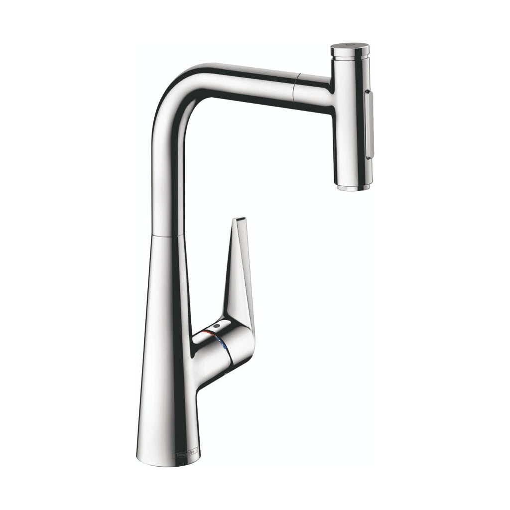 HANSGROHE 72823001 Talis Select S HighArc Kitchen Faucet, 2-Spray Pull-Out, 1.75 GPM - Chrome