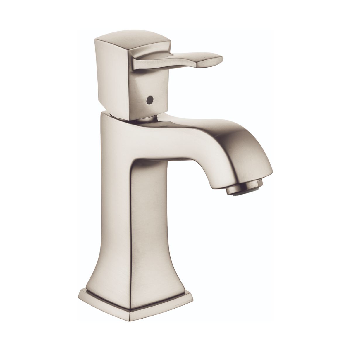 HANSGROHE 31300821 Metropol Classic Single-Hole Faucet 110 with Pop-Up Drain, 1.2 GPM - Brushed Nickel