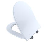 TOTO SS247R#01 Softclose Slim D-Shape Seat And Lid For Rp Wall-Hung Toilet - Cotton White