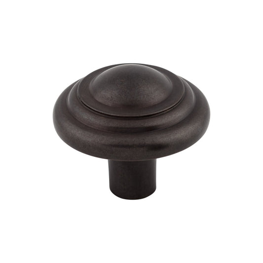 TOP KNOBS M1477 Aspen Button 1 3/4" Diameter Round Knob - Medium Bronze