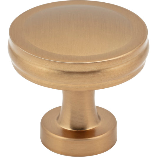 JEFFREY ALEXANDER 132SBZ Jules 1-3/8" Diameter Round Knob - Satin Bronze