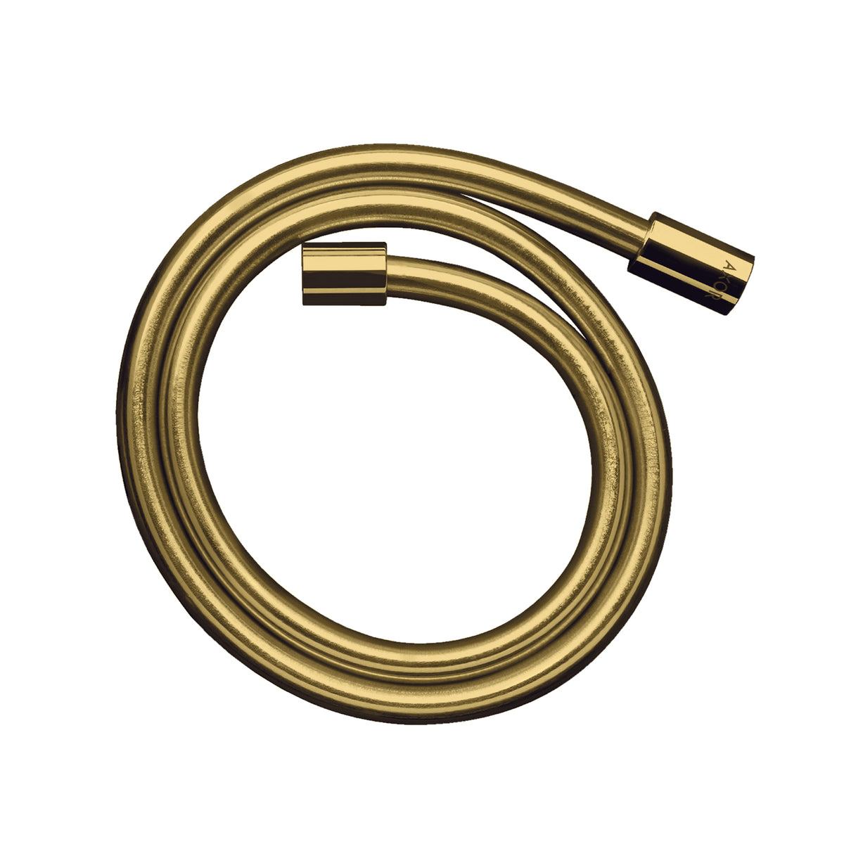 AXOR 28286990 Starck Techniflex Hose with Cylindrical Nut, 63" - Polished Gold Optic