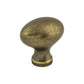 TOP KNOBS M204 Egg 1 1/4" Length Oval Knob - German Bronze