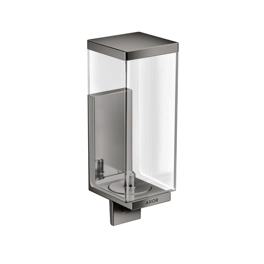 AXOR 42610330 Universal Rectangular Soap Dispenser - Polished Black Chrome