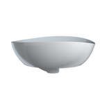 TOTO LT477G#01  Kiwami Asymmetrical Vessel Bathroom Sink With Cefitontect - Cotton White