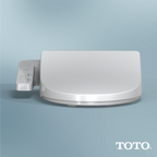 TOTO SW3004#01 Washlet A2  Electronic Bidet Toilet Seat With Heated Seat And Softclose Lid - Cotton White