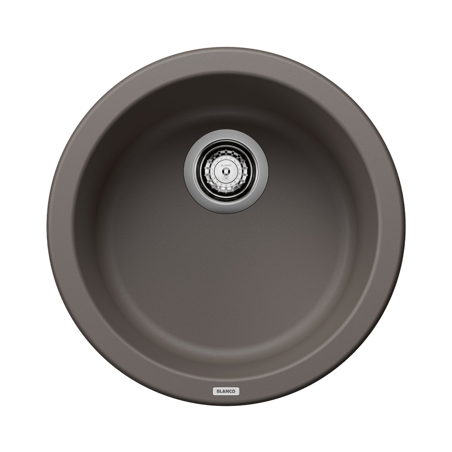 BLANCO 527416 Rondo Rondo SILGRANIT 18" Dual Mount Bar Sink - Volcano Gray in Volcano Gray