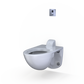 TOTO TET3GB#SS ECOPOWER Touchless 1.6 GPF Concealed Toilet Flush Valve with 4x4 Cover Plate , Stainless Steel