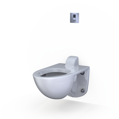 TOTO TET3UB32#SS Ecopower Touchless 1.0 Gpf High-Efficiency Concealed Toilet Flushometer Valve For Top Spud With 4 X 4 Cover Plate - Stainless Steel