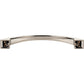 JEFFREY ALEXANDER 944-160NI Roman 160 mm Center-to-Center Arch Pull - Polished Nickel