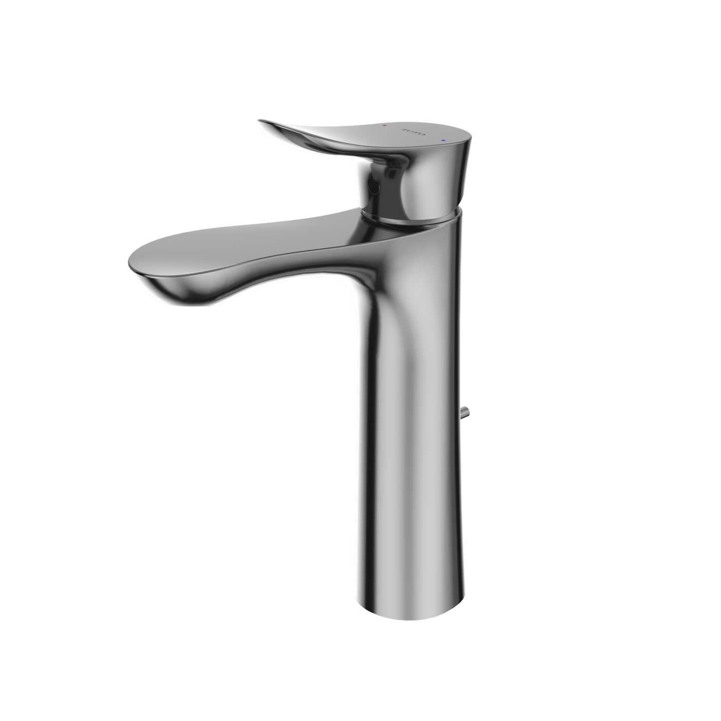 TOTO TLG01304U#CP GO 1.2 GPM Single Handle Semi-Vessel Bathroom Sink Faucet with COMFORT GLIDE Technology , Polished Chrome