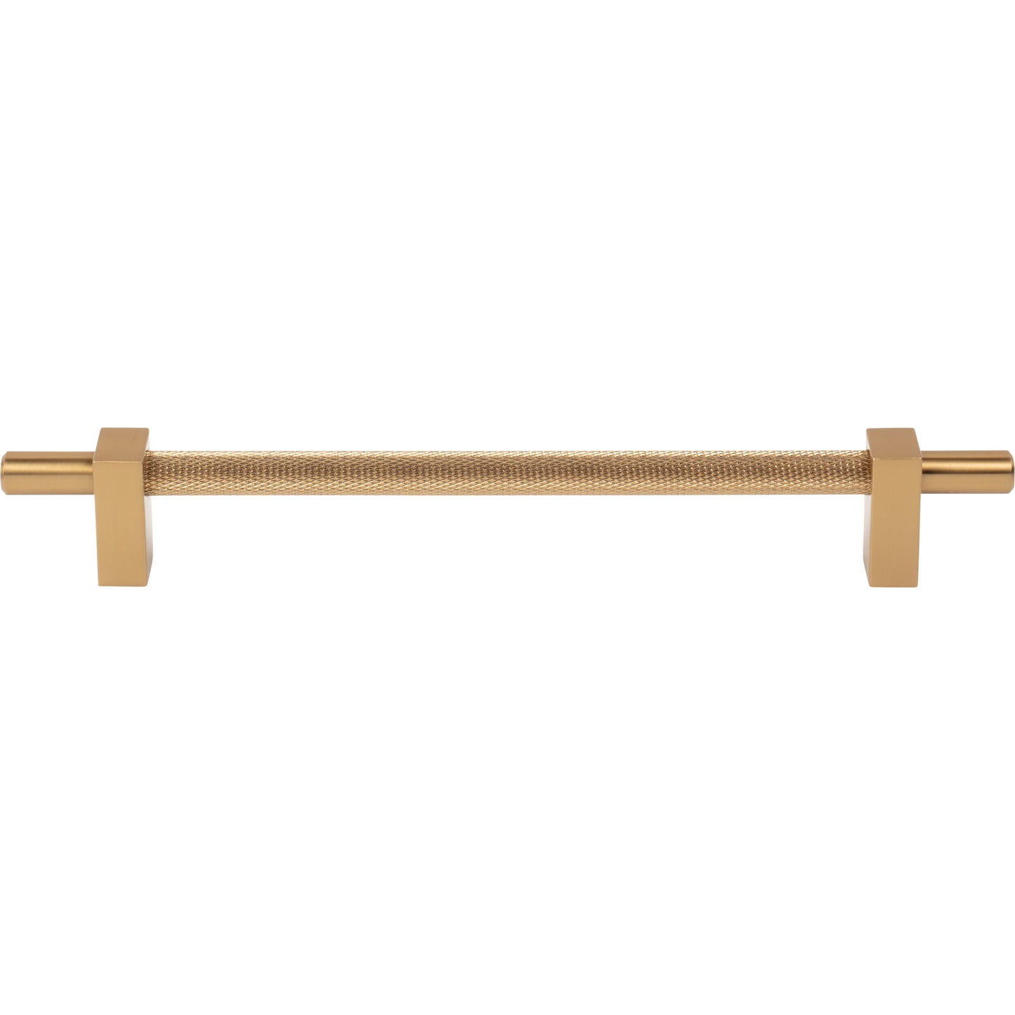 JEFFREY ALEXANDER 598-192SBZ Larkin Knurled Center 192 mm Center-to-Center Bar Pull - Satin Bronze