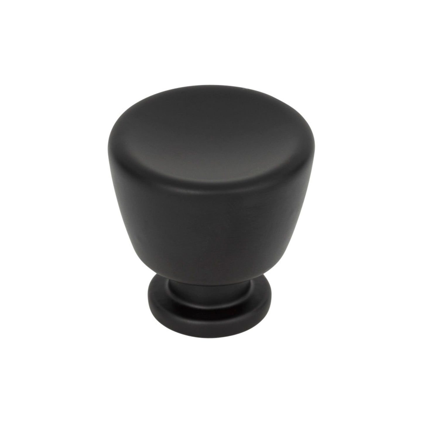 ATLAS 412-BL Tiki Hut 1 1/8" Diameter Round Knob , Matte Black