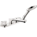 AXOR 11446001 Urquiola 4-Hole Roman Tub Set Trim with 1.75 GPM Handshower - Chrome
