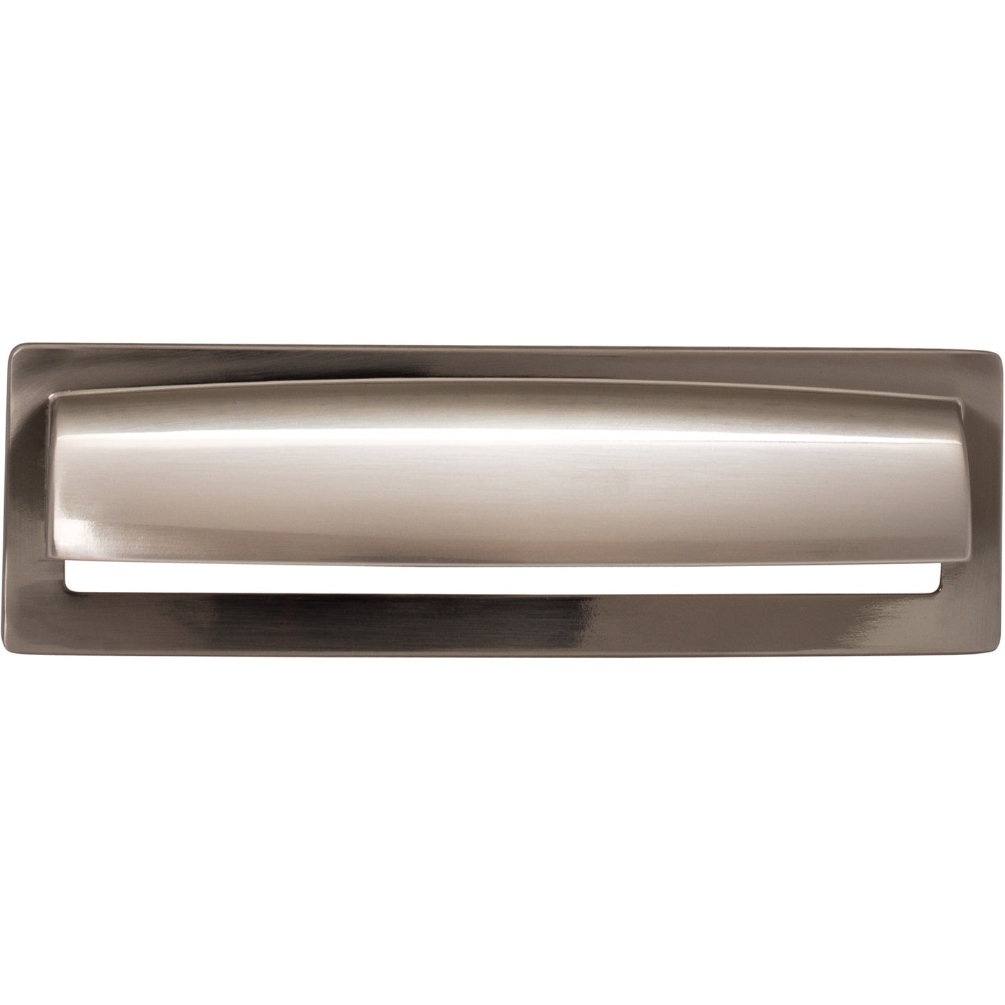 TOP KNOBS TK938BSN Hollin 5 1/16" Center to Center Cup/Bin Pull - Brushed Satin Nickel