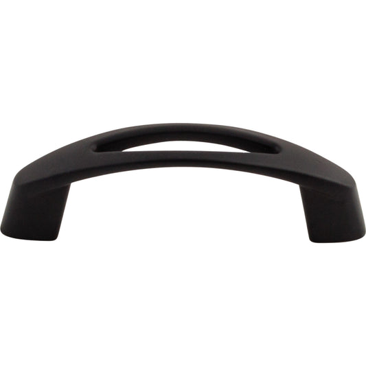 TOP KNOBS M1777 Verona 3" Center to Center Bar Pull - Flat Black