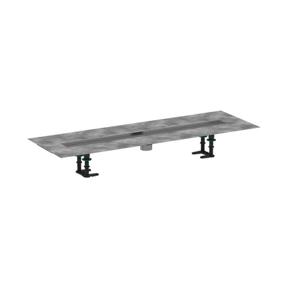 HANSGROHE 56012181 RainDrain 2" outlet 31 1/2" (800mm) - Brushed Stainless Steel