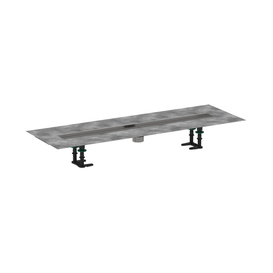 HANSGROHE 56012181 RainDrain 2" outlet 31 1/2" (800mm) - Brushed Stainless Steel